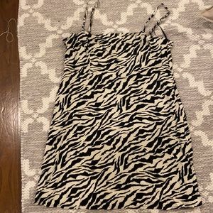 Motel Rocks zebra print mini dress.